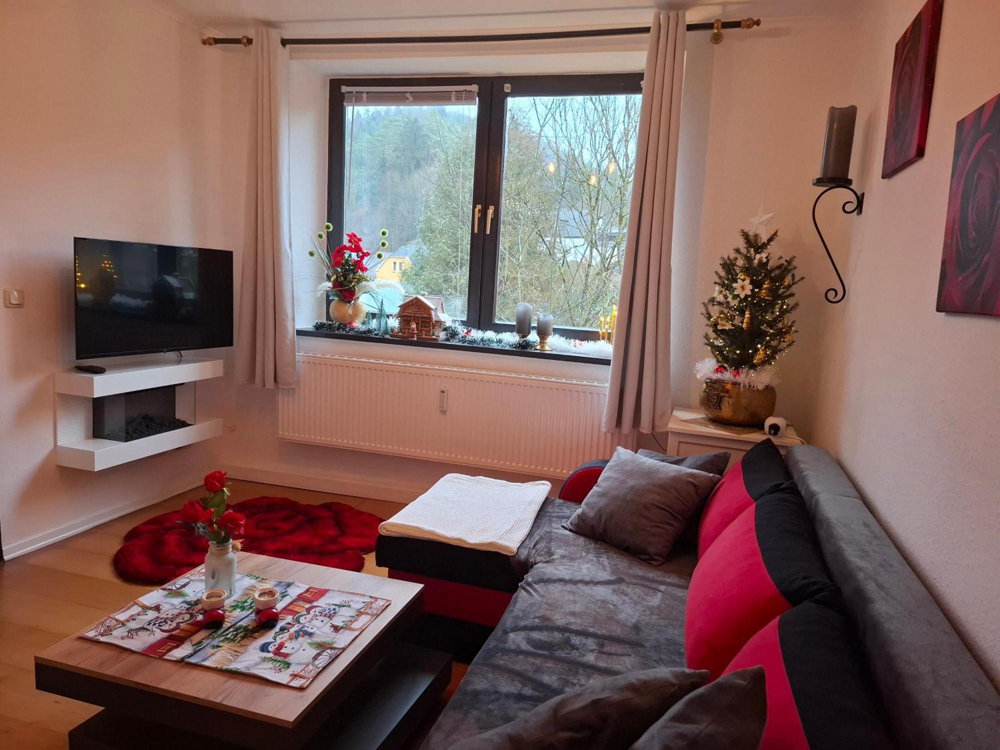 Ferienwohnung Haus Schoeneck Schonecken ภายนอก รูปภาพ
